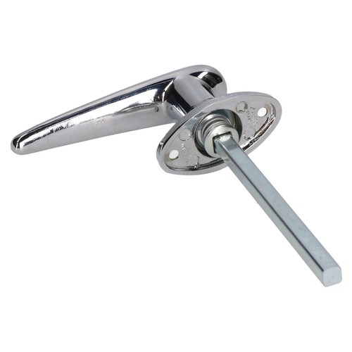 Chrom türriegel fanghebel - chrom,