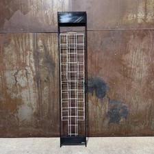 Alter Zeitungsständer Prospektständer Medion Metall, schwarz, weiß / H139B27,5cm