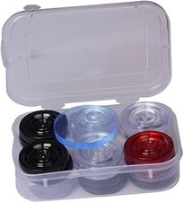 24 transparente Kristall PVC