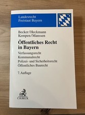 Öffentliches Recht in Bayern Verfassungsrecht Kommunalrecht Baurecht PolizeiR