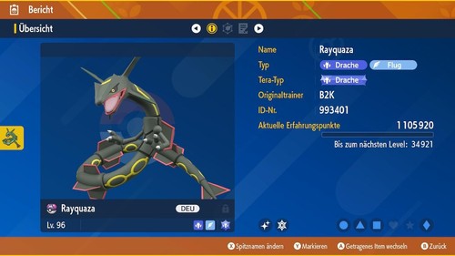 Shiny rayquaza - rayquaza, |