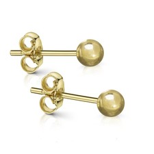 Kugel ohrstecker gold - gold, 333