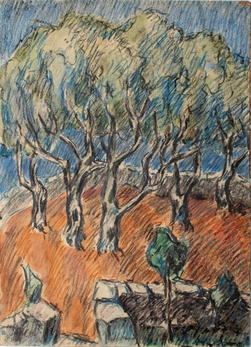 Landschaft kreide - landschaft,