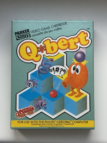 Parker bert philips videopac - q*bert,
