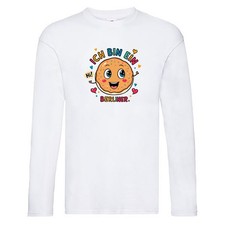 Ich bin ein Berliner | Krapfen | Pfannkuchen Long Sleeve Weiß