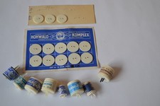 Konvolut alte Bettwäsche-Knöpfe koch- und mangelfest Hohwald DDR 60er Jahre Deko