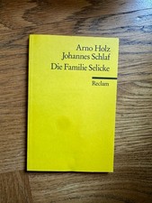 DIE FAMILIE SELICKE, Arno Holz | Reclam, Taschenbuch, Naturalismus