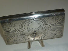 VINTAGE ART DECO 84 SILVER RUSSIAN CIGARETTE CASE - ZIGARETTENETUI - RARE - 1854