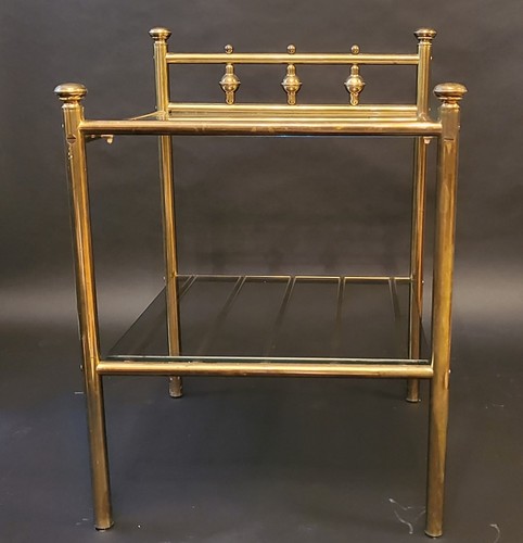 Vintage messing beistelltisch - vintage,