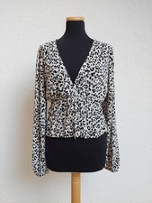 Creme schwarz Leo Animal Print