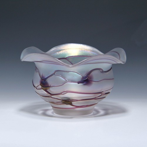 Irisierende poschinger vase - irisierende,