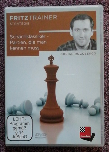 Chessbase dvd fritztrainer - chessbase,