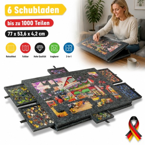 Puzzlebrett schubladen - puzzlebrett,