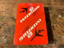 alte Interflug DDR Spielkarten Altenburger ASS Coeur Kartenspiel Souvenir OVP