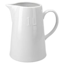 Milchkanne 1L weiß Keramik