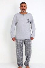 Herren Schlafanzug Plus-Size