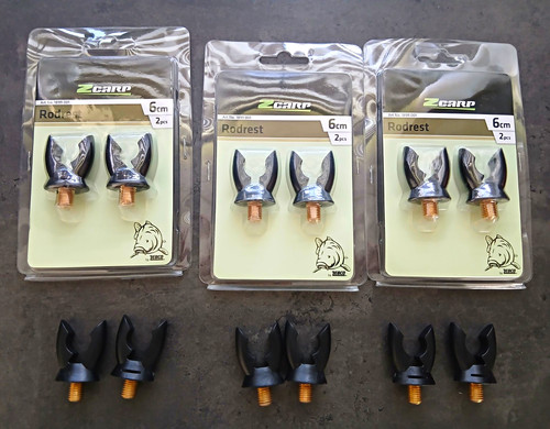 12x zebco carp rodrest - zebco,