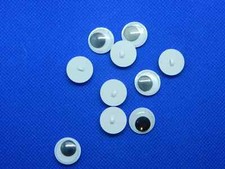 10 Wackelaugen zum Annähen