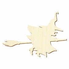 Fliegende Holz Hexe - Deko