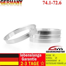4 Zentrierringe 74,1-72,6