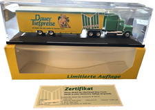 HERPA MARKTKAUF TRUCK KENNWORTH W 900B LIMITED EDITION ZERTIFIKAT 1:87