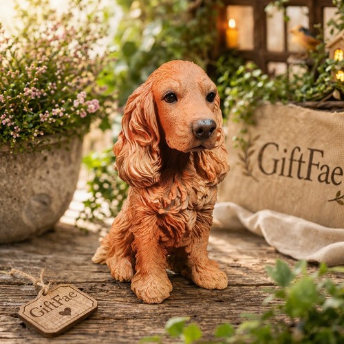 Golden red cocker - cocker, spaniel
