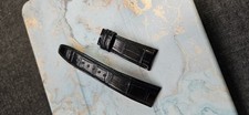 IWC Santoni Alligator Uhrenarmband 22mm Schwarz