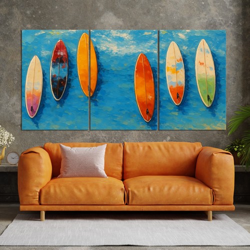 Bunte surfbretter auf dem - surfbretter,