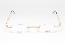 LA VUE 1310-03 Brille Eyeglasses Bril Randlos Gafas 100% TITAN Gold Germany