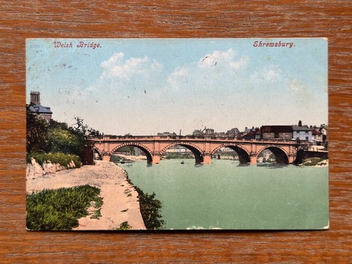 Antike postkarte welsh bridge - welsh,