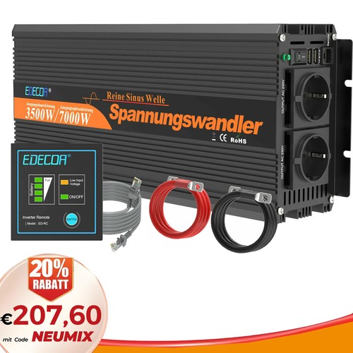 Edecoa 3500 7000w reiner - 3500, sinus