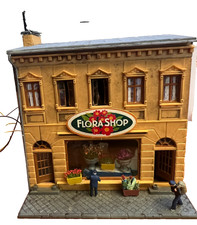 POLA/Faller HO 158 kleines Diorama   Blumenladen Fertigmodell 2x LED