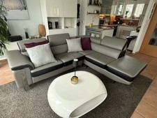 Ledersofa Ecksofa 3-Sitzer