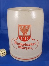 Alter Bierkrug DINKELACKER MÄRZEN Stuttgart 0,5L. Brauerei Krug selten