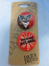 Dark Dudes Buttons - Badge