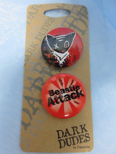 Dark dudes buttons - buttons,