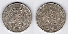 5 Reichsmark 1932 E   Eichbaum