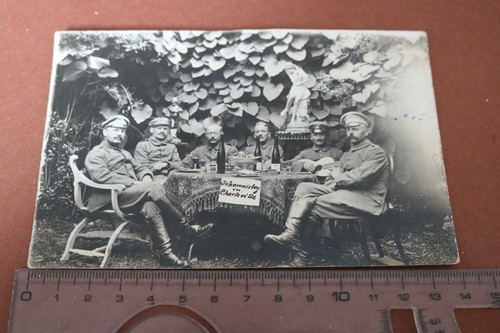 Altes foto gruppe soldaten - gruppe,