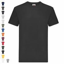 Fruit of the Loom Super Premium T Herren T-Shirt Schwere Qualität Basic Shirt