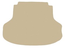 Beige Kofferraummatte Velour