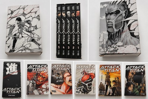 Attack titan manga box - on, |
