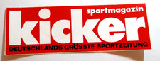 Werbe-Aufkleber Kicker