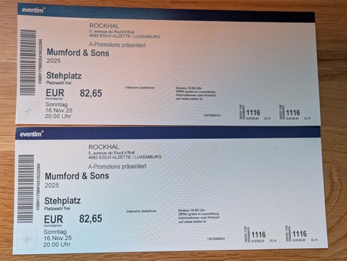 Mumford and sons konzert - and,