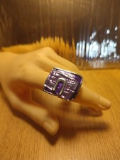 Damen Cocktail Ring in Silber extravagant Handmade Größe ist einstellbar