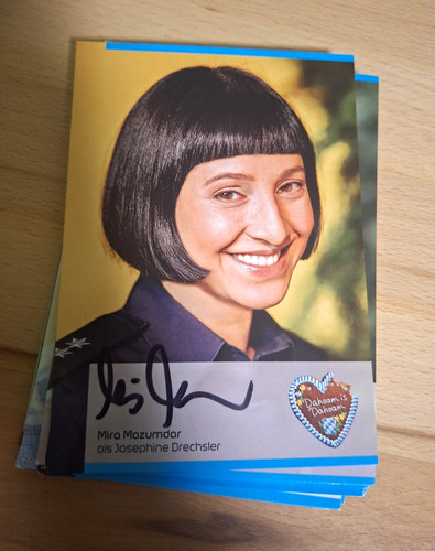 Autogrammkarte signiert mira - signiert:,