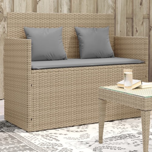 Gartenbank mit kissen - gartenbank,