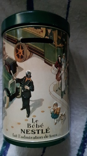 Blech spardose vintage - blech,