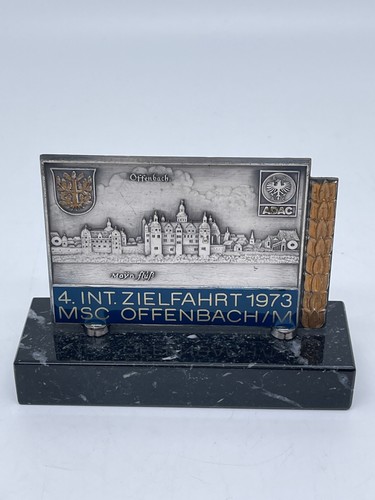 Plakette relief offenbach 1973 - plakette,