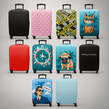 Schutzhülle für Koffer Mit Rollen Kofferschutzhülle Gepäckaufbewahrungshülle