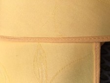 Tischwäsche TISCHDECKE JAQUARD GELB RUND 160 cm pflegeleicht fleckgeschützt